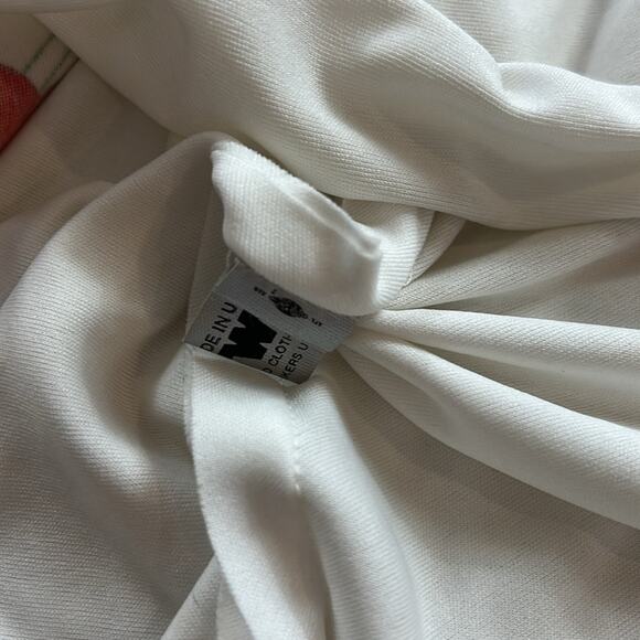 Vintage 70s Alfred Shaheen graphic print red flower maxi dress, 8 - Picture 11 of 15